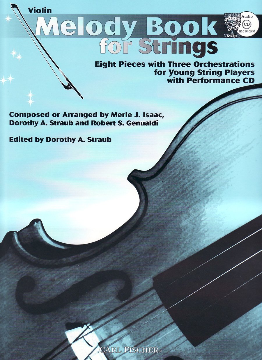 O5357  Melody Book for Strings: Violin (Book & CD),Used