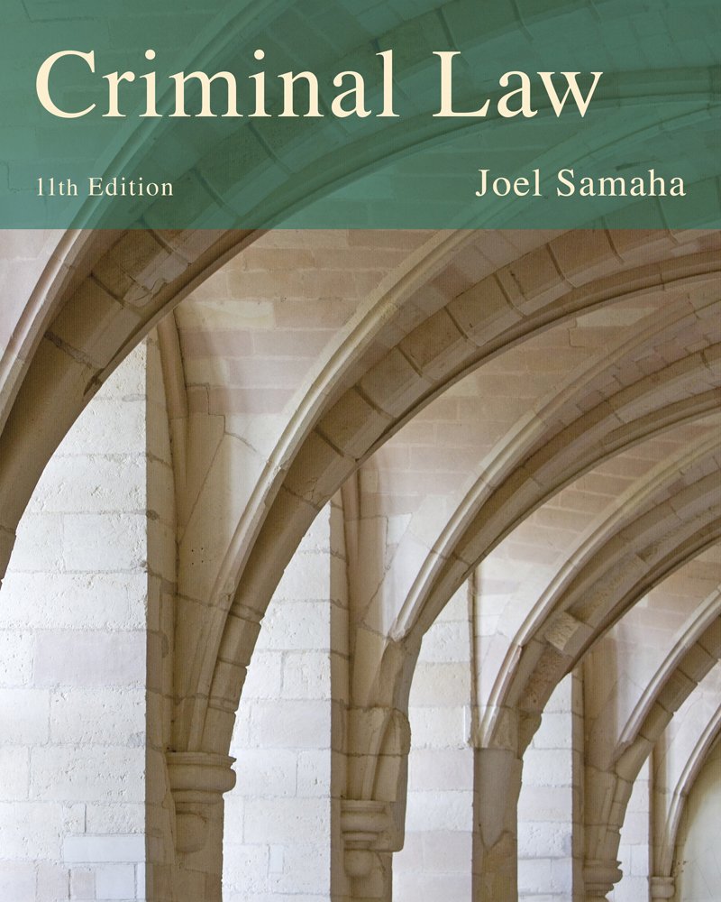 Cengage Advantage Books: Criminal Law,Used