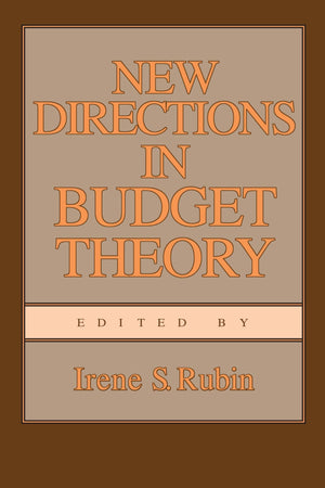 New Directions in Budget History (Suny Series in Public Administration),Used