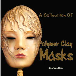 A Collection Of Polymer Clay Masks,Used