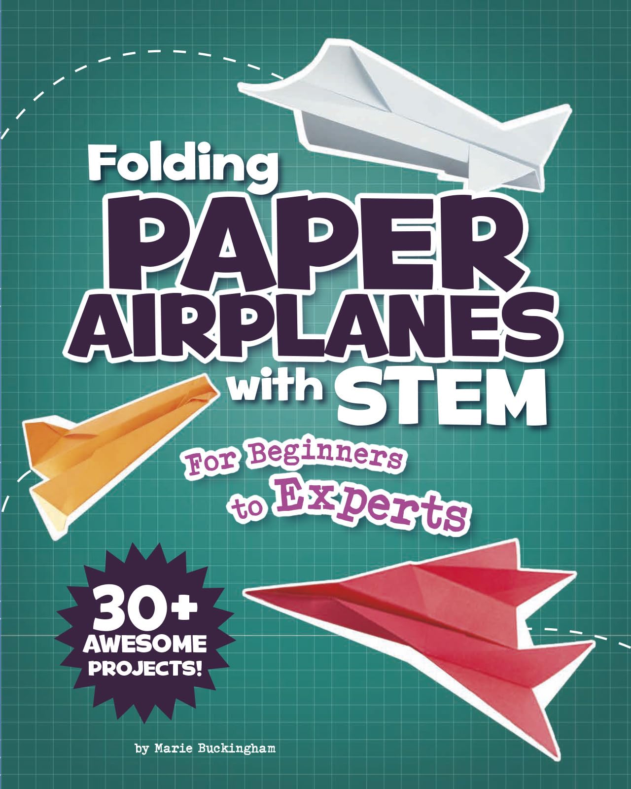 Folding Paper Airplanes With Stem: For Beginners to Experts,Used