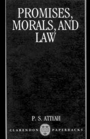 Promises, Morals, and Law,Used