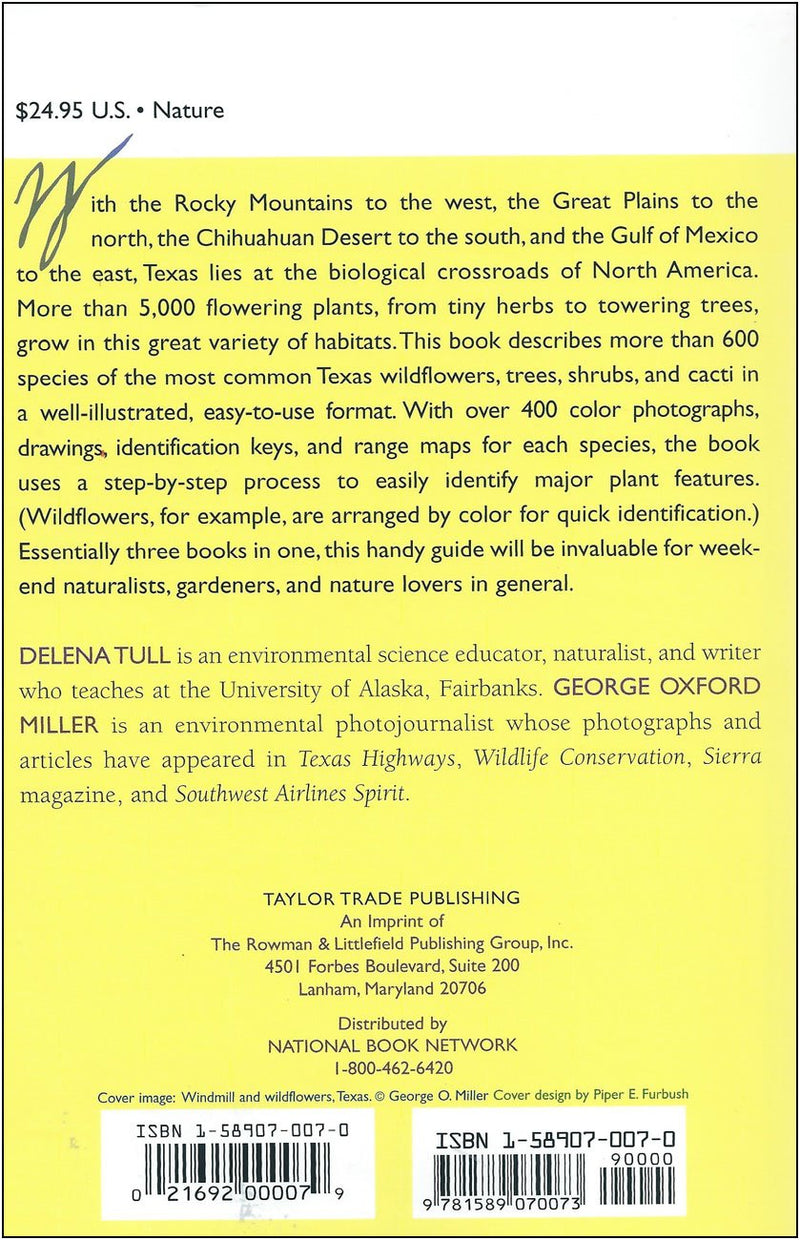Lone Star Field Guide to Wildflowers, Trees, and Shrubs of Texas (Lone Star Field Guides),Used
