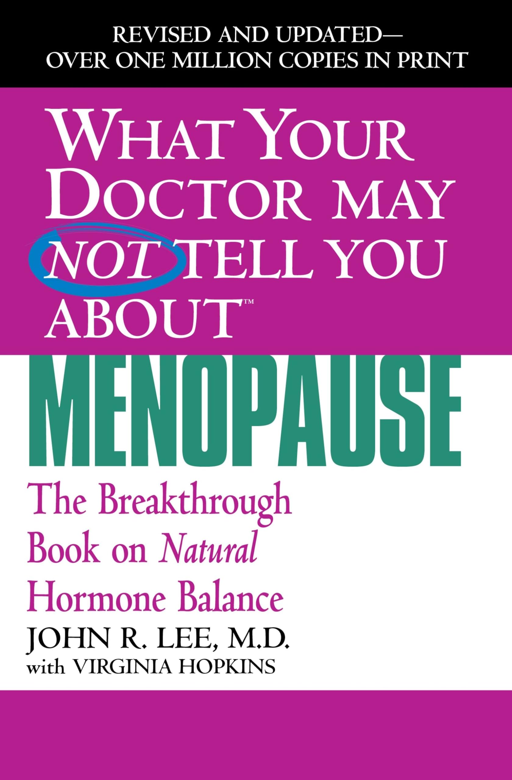 What Your Doctor May Not Tell You About Menopause (Tm): The Breakthrough Book On Natural Hormone Balance (What Your Doctor May N