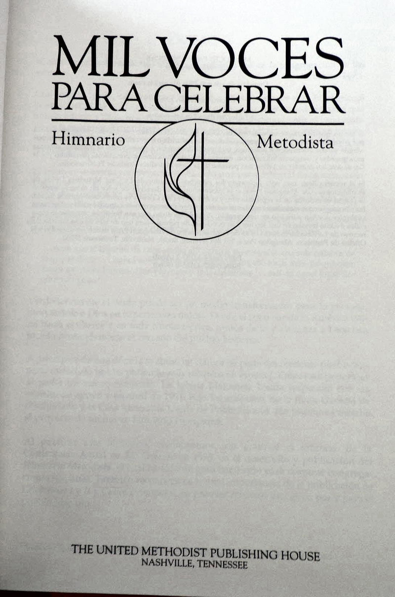 Mil Voces Para Celebrar / A Thousand Voices to Celebrate Blue Hymnal (Spanish Edition),Used