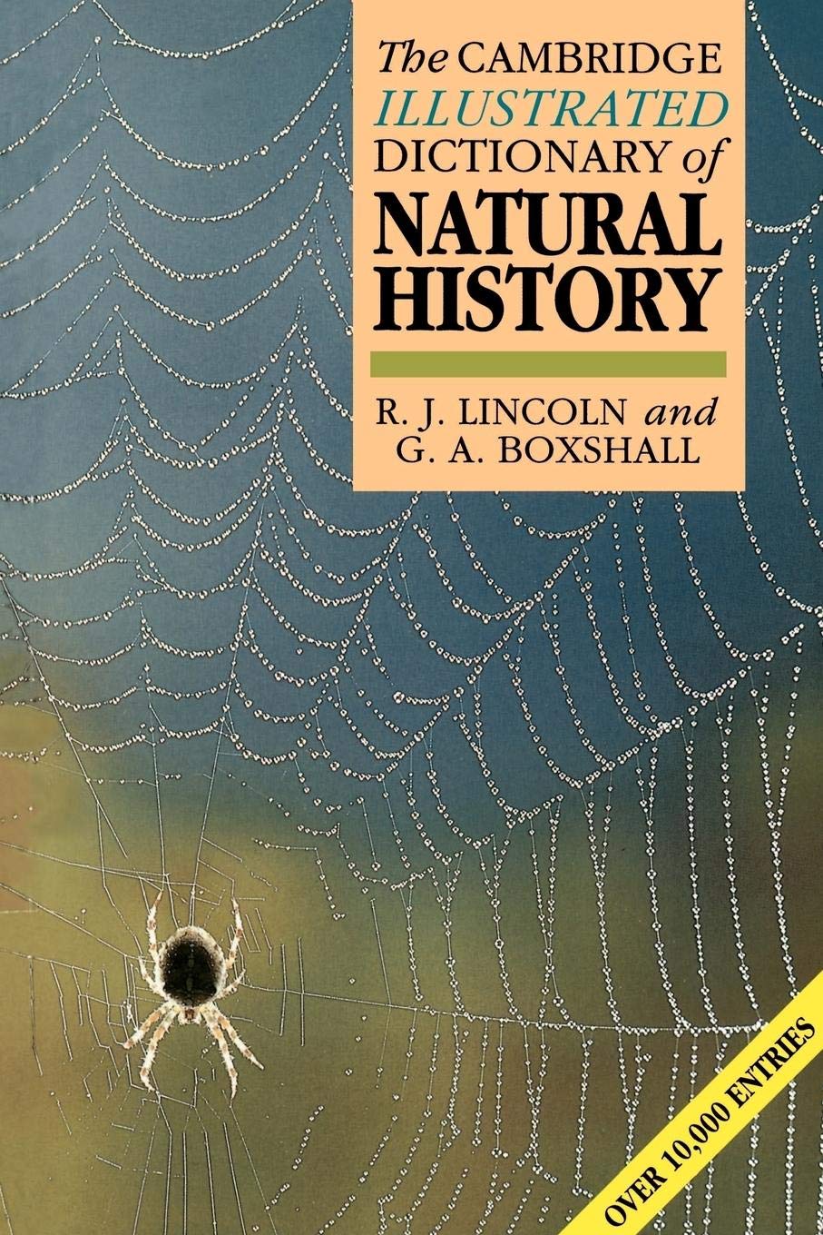 The Cambridge Illustrated Dictionary Of Natural History