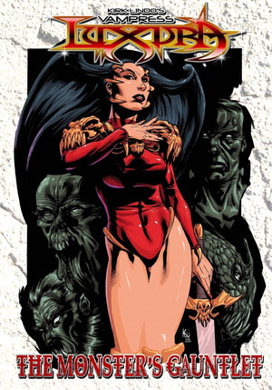 Kirk Lindo's VAMPRESS LUXURA: THE MONSTER'S GAUNTLET: A Graphic Novella,Used