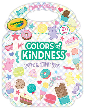 Crayola: My Colors of Kindness Sticker and Activity Purse,Used