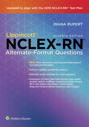 Lippincott NCLEXRN AlternateFormat Questions,Used