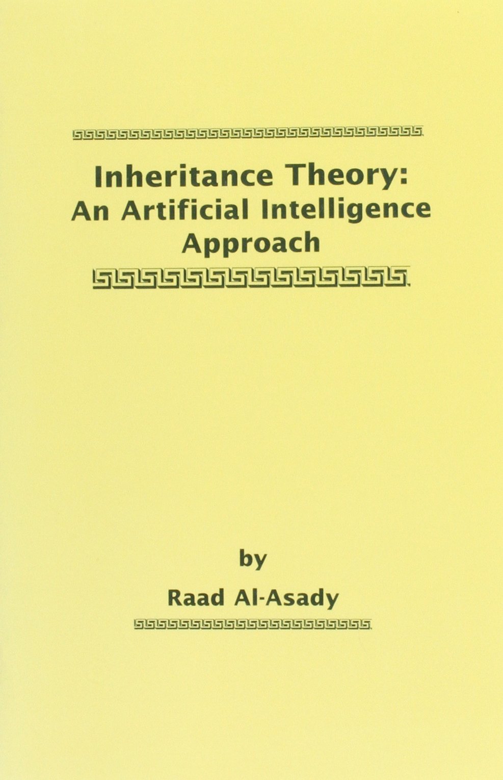 Inheritance Theory: An Artificial Intelligence Approach (Computational Science),Used