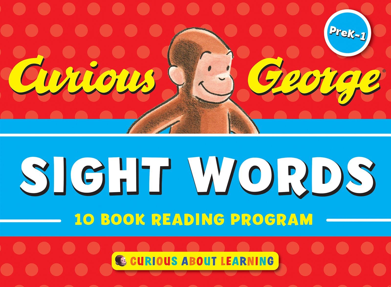 Curious George Sight Words: 10Book Reading Program,Used