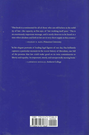 Pillars of Justice: Lawyers and the Liberal Tradition,Used