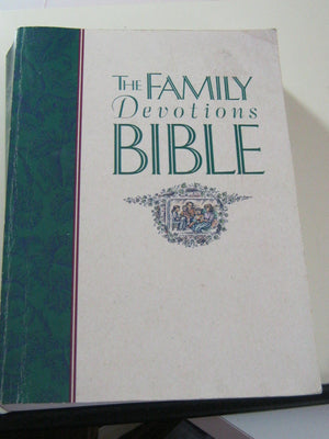 The Family Devotions Bible: The Living Bible,Used