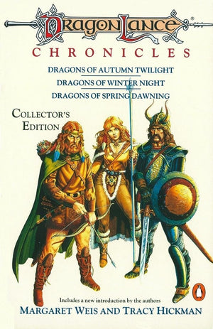 Dragonlance Chronicles : Dragons Of Autumn Twilight', 'Dragons Of Winter Night' And 'Dragons Of Spring Dawning-used