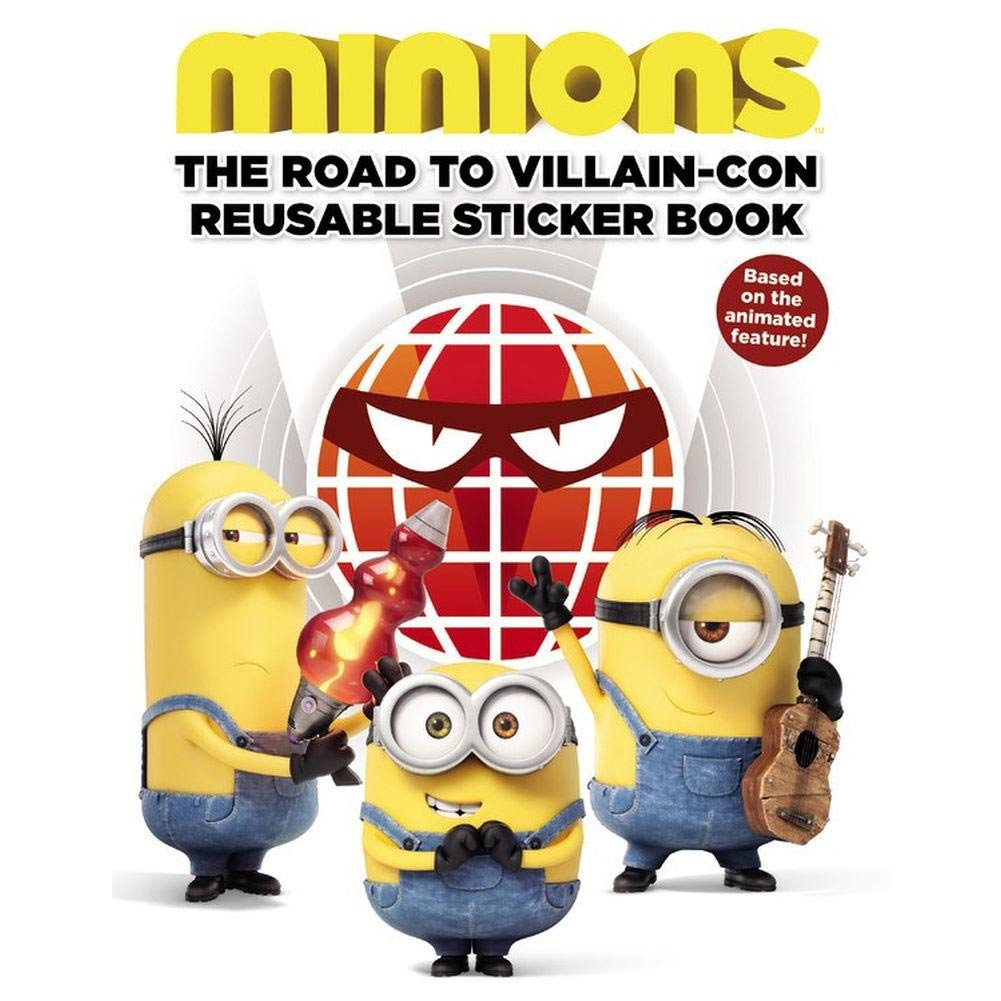 Minions: The Road to VillainCon: Reusable Sticker Book,Used