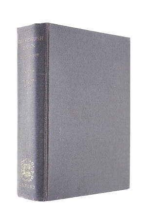 A Greekenglish Lexicon (English And Greek Edition)