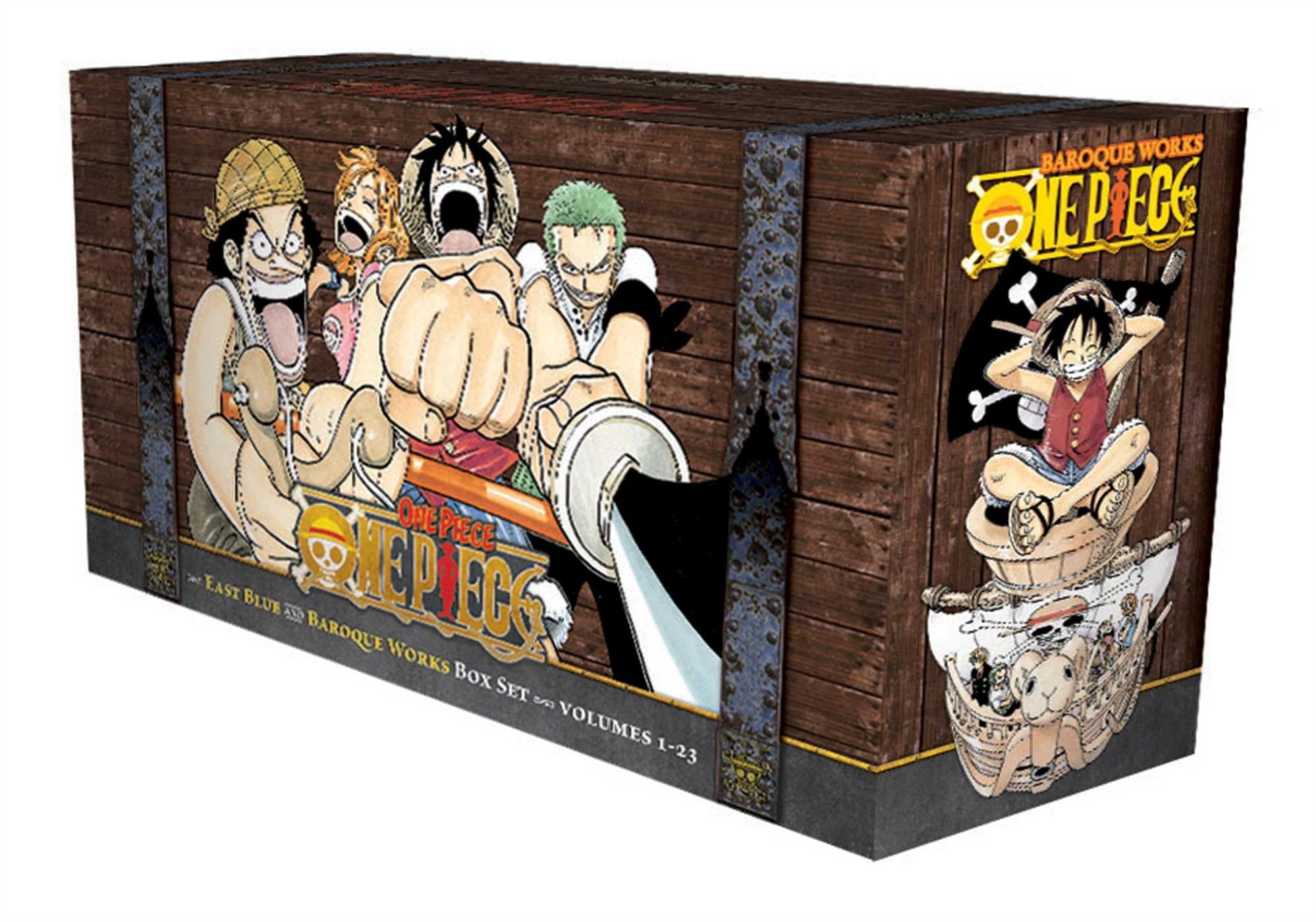One Piece Box Set: East Blue and Baroque Works, Volumes 123 (One Piece Box Sets),New