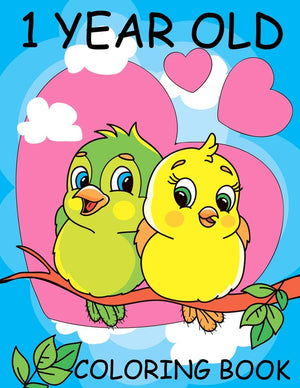 1 Year Old Coloring Book: Baby First Coloring Book (US Edition) (Age Range 0  3 years),Used