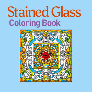 Stained Glass Coloring Book,Used
