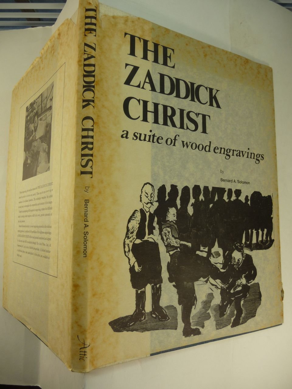 The Zaddick Christ;: A suite of wood engravings,,Used
