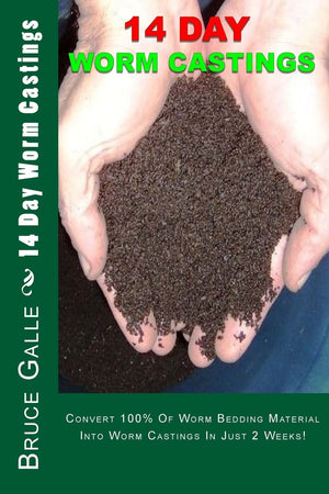 14 Day Worm Castings: Convert 100% Of Worm Bedding Material Into Worm Castings In Just 2 Weeks!,Used