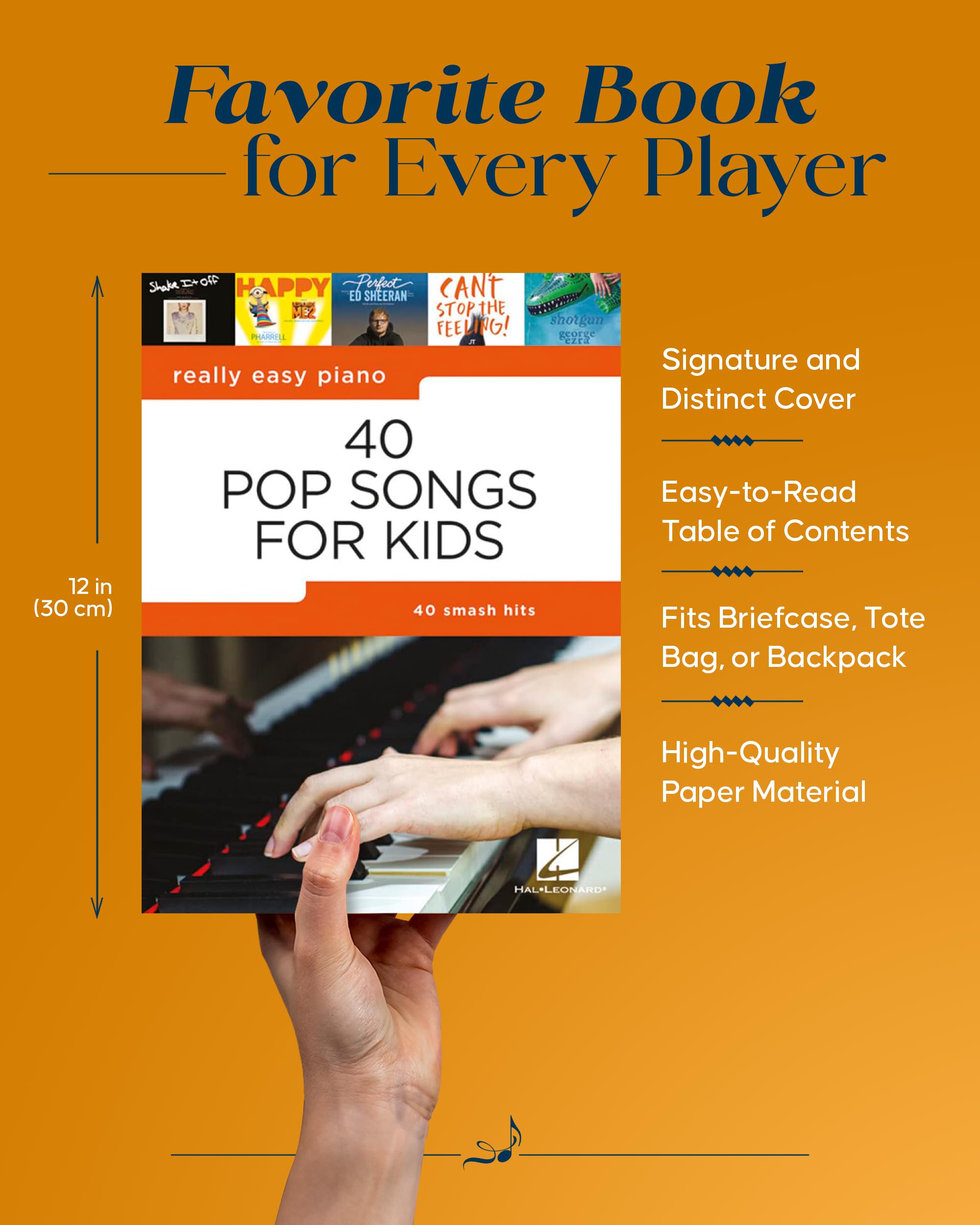 40 Pop Songs for Kids: Really Easy Piano Songbook  Beginner Piano Book for Kids  Kids Piano Book with Notes, Pro Tips, and Lyr,Used
