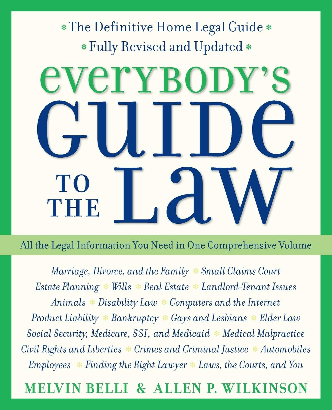 Everybody's Guide to the Law (Harperresource Book),Used