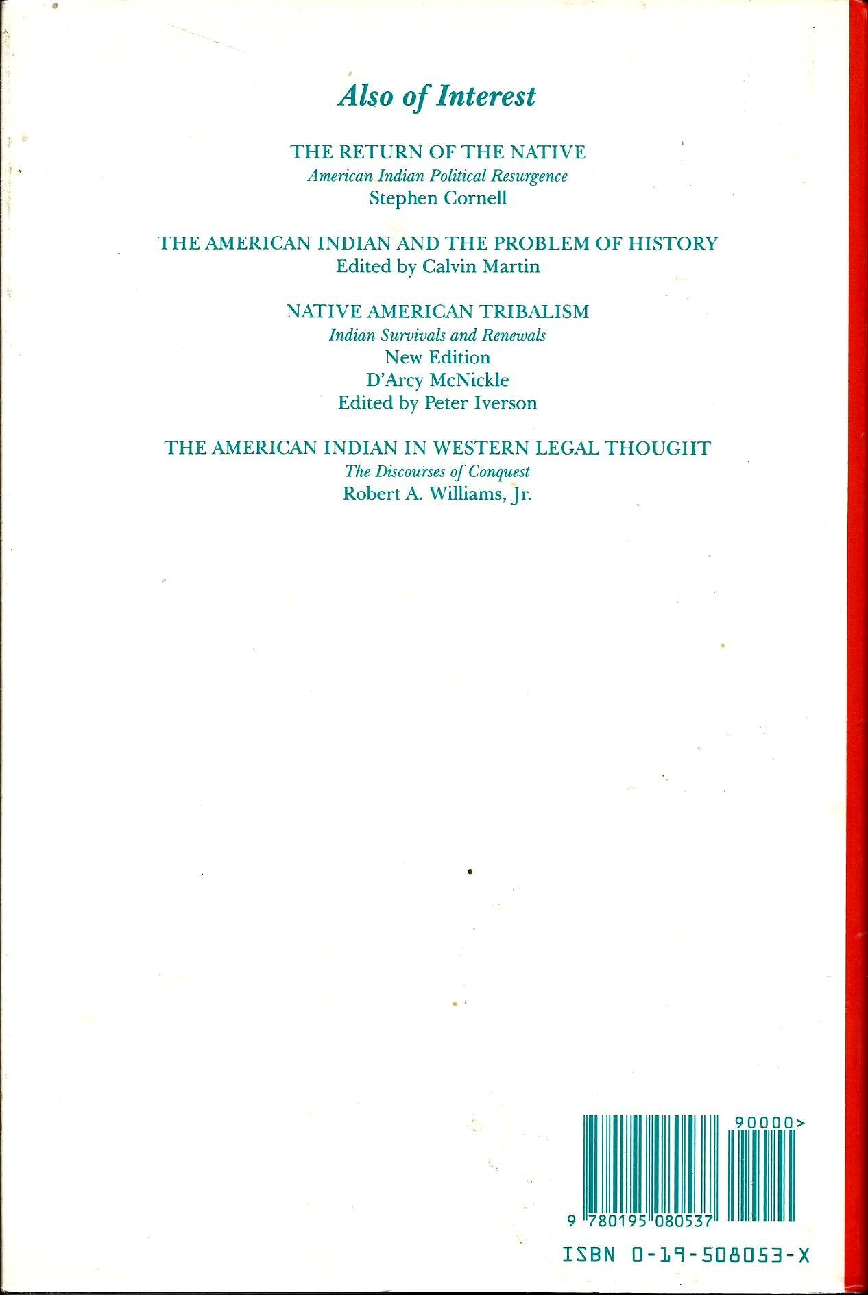 American Indian Ethnic Renewal: Red Power And The Resurgence Of Identity And Culture,Used
