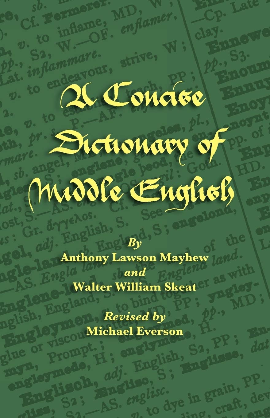 A Concise Dictionary Of Middle English (Middle English Edition),Used
