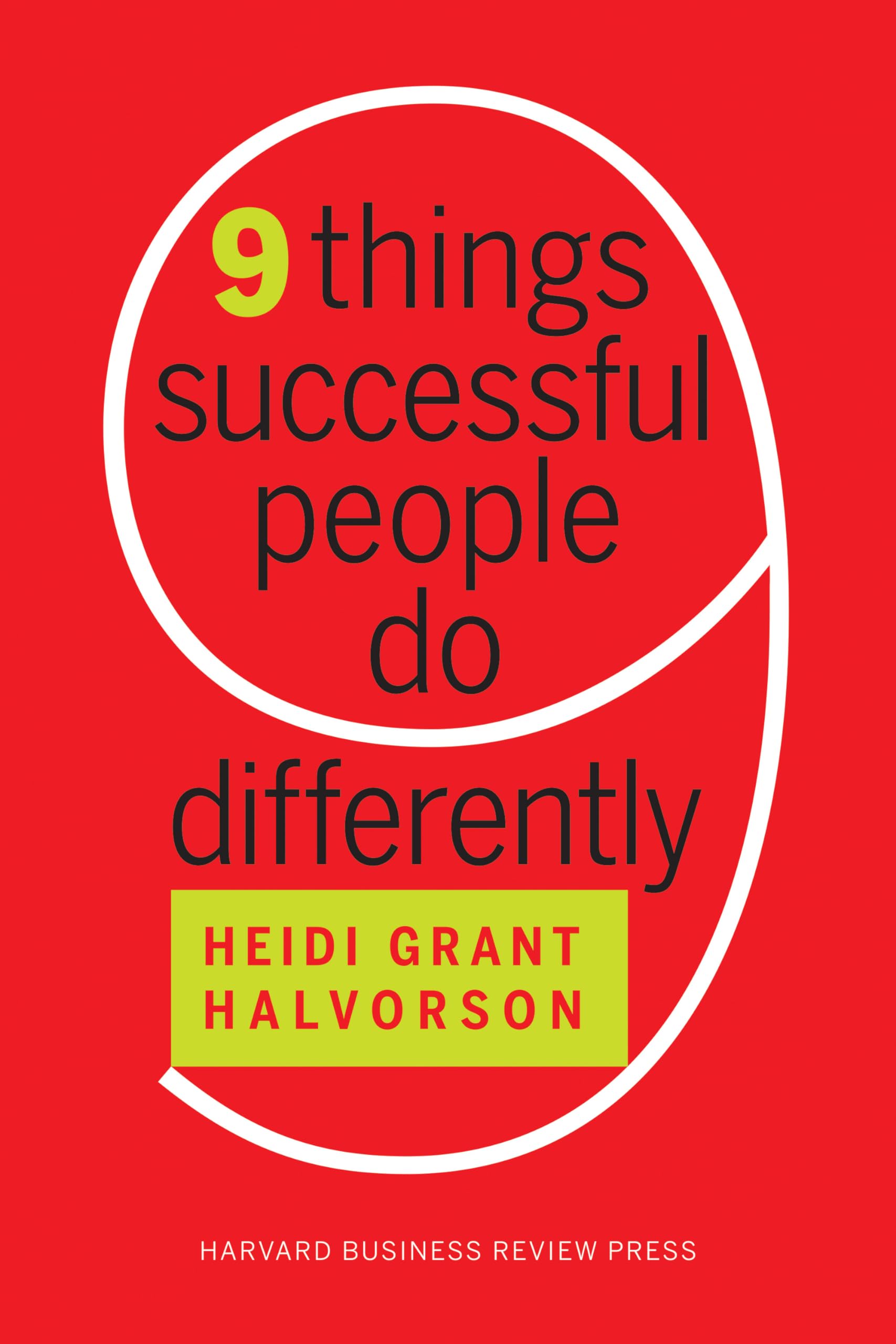 Nine Things Successful People Do Differently,Used