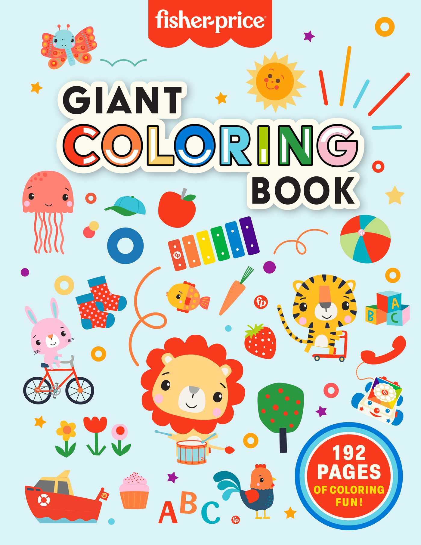 Fisherprice: Giant Coloring Book,Used