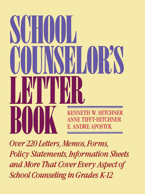 School Counselor's Letter Book,New