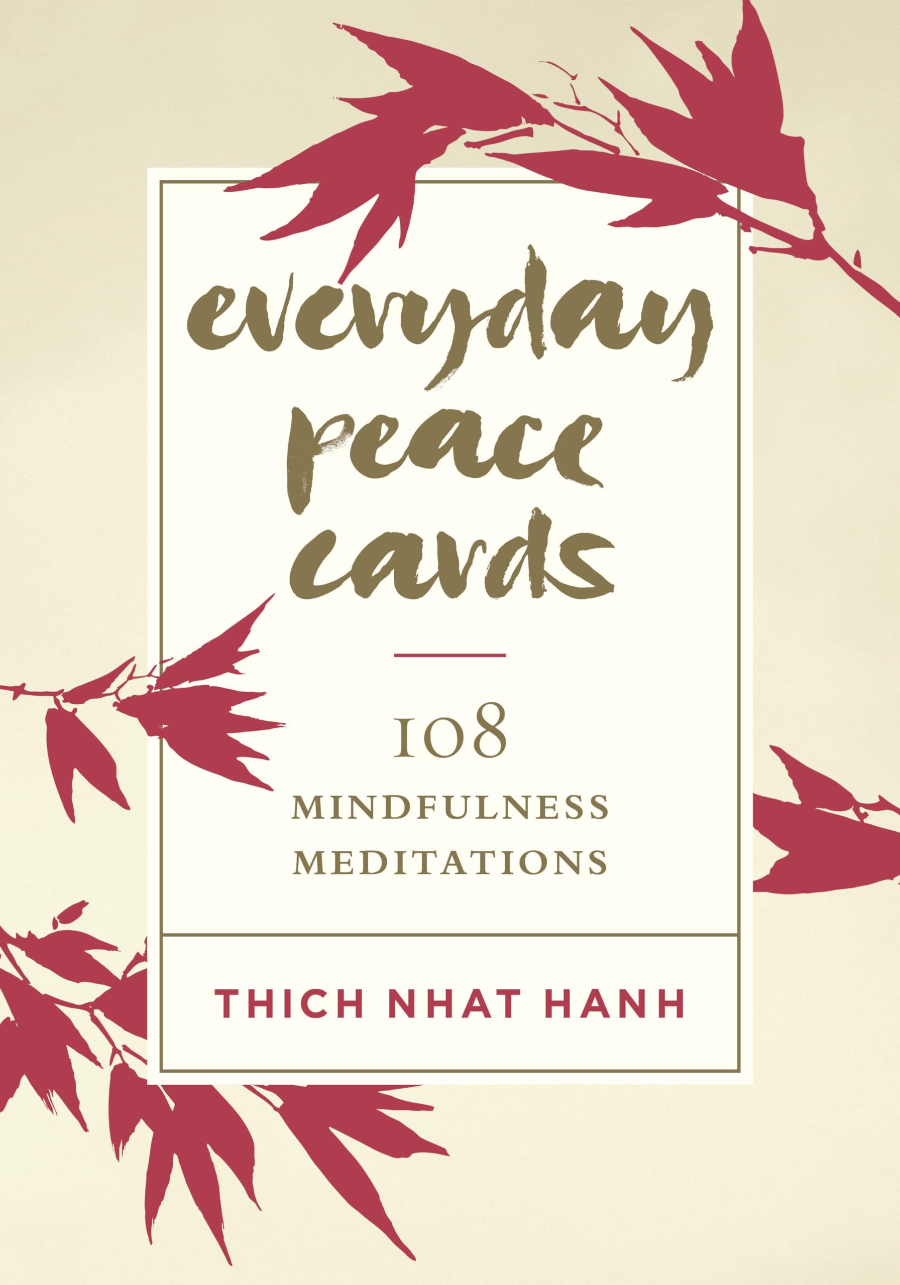 Everyday Peace Cards: 108 Mindfulness Meditations,Used