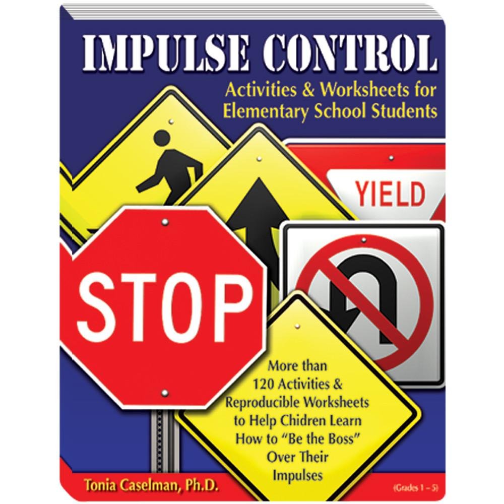 Impulse Control Activities & Worksheets for Elementary Students,Used