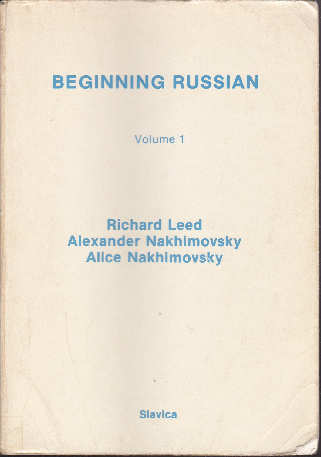 Beginning Russian Vol. 1,Used