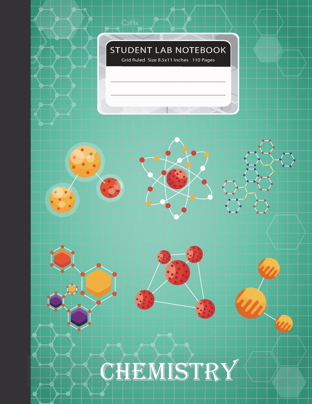 Student Lab Notebook: Chemistry Laboratory Paper Graph Composition Books Specialist Scientific Grid Ruled 1/4 inch per square fo,Used