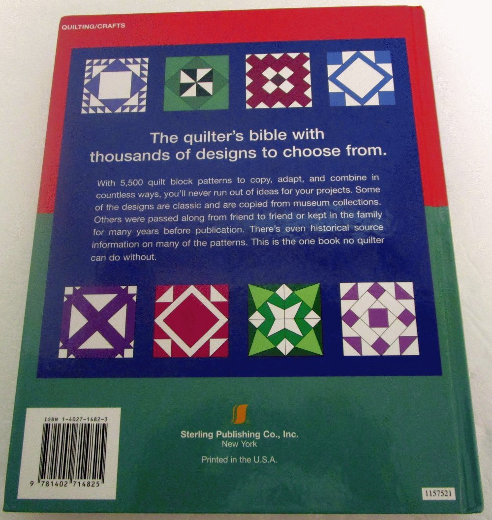 5,500 Quilt Block Designs-used