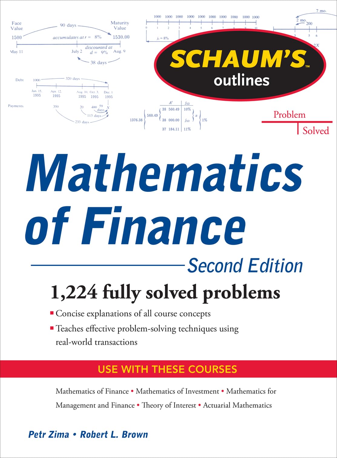 Schaum's Outline of Mathematics of Finance, Second Edition (Schaum's Outlines),Used