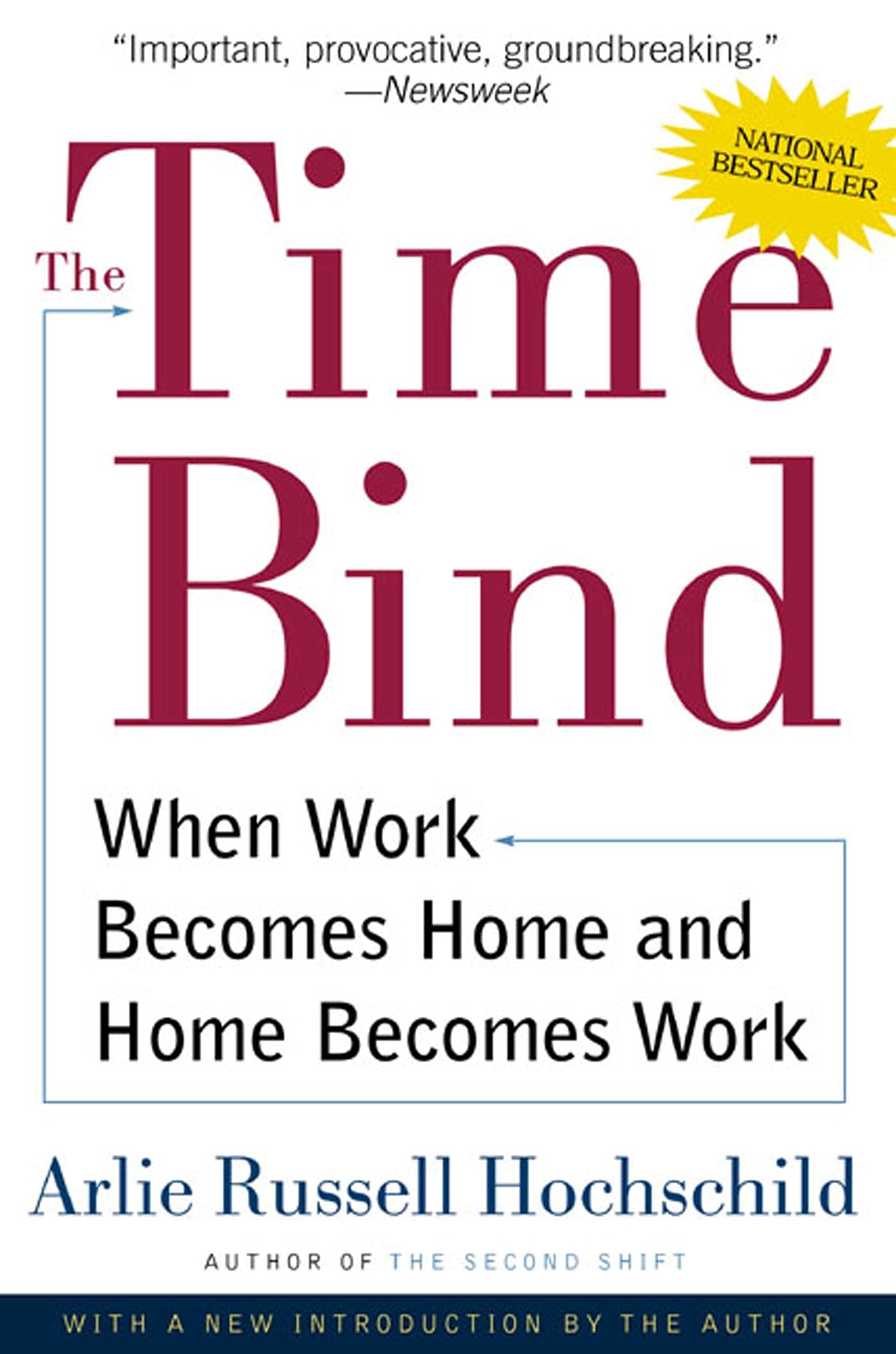 The Time Bind: When Work Becomes Home and Home Becomes Work,Used
