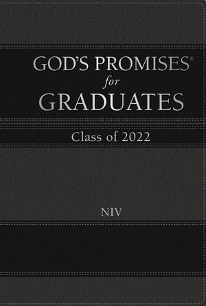 God's Promises for Graduates: Class of 2022  Black NIV: New International Version,Used