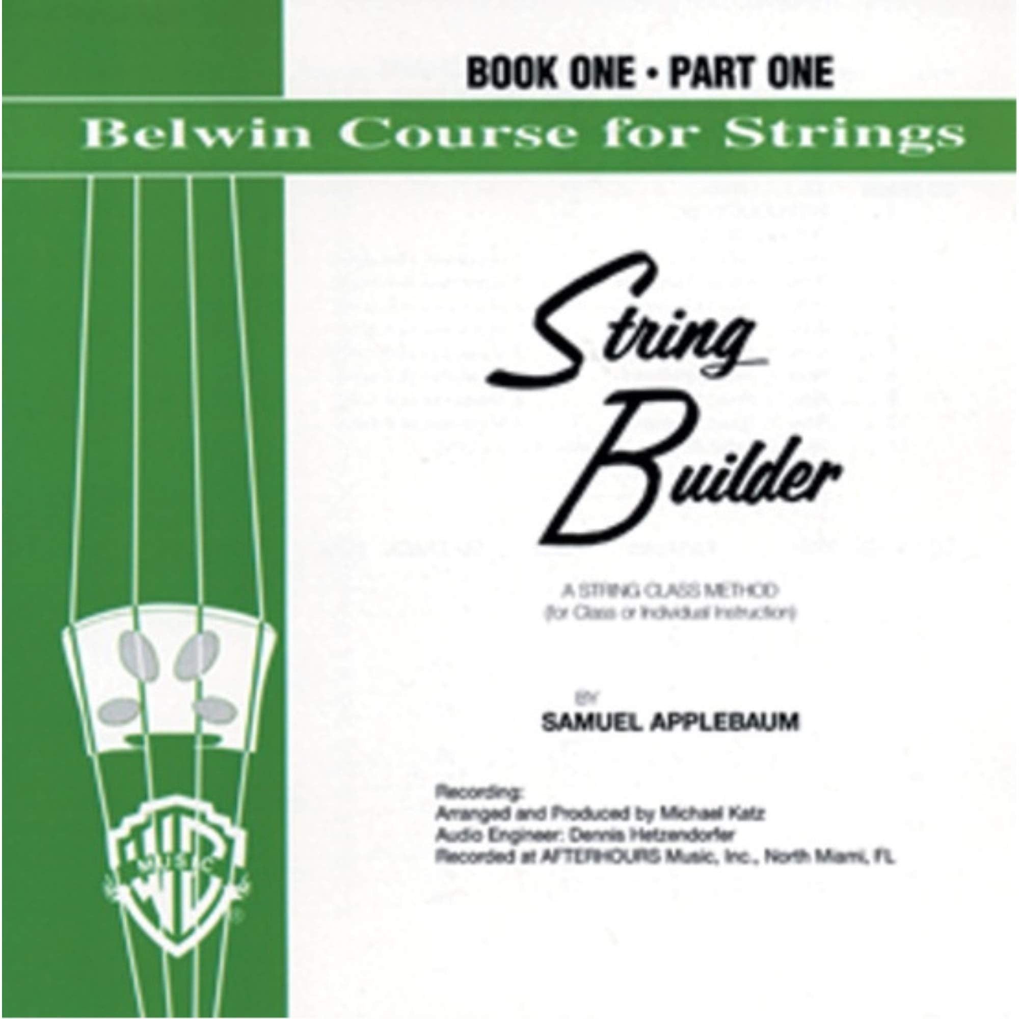 Belwin String Builder (Belwin Course for Strings, Bk 1),Used