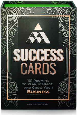 Success Cards: Top Business Advice to Plan, Manage, and Grow Your Business. Entrepreneur Book Workbook Planner for Starting a Bu,New