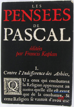 Les Penses de Pascal,Used