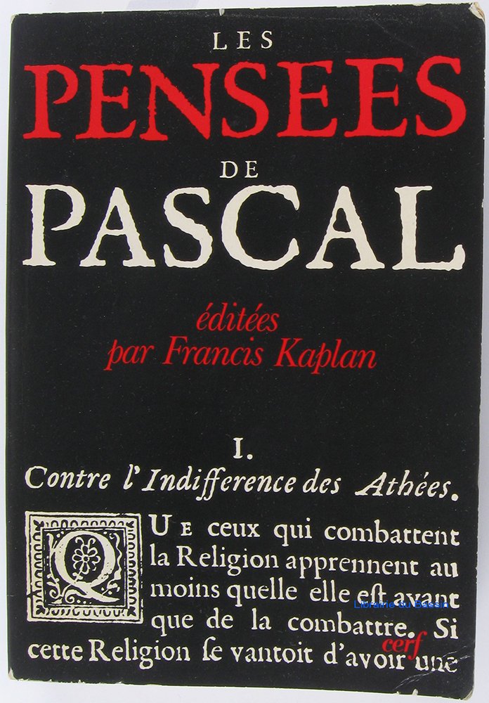 Les Penses de Pascal,Used