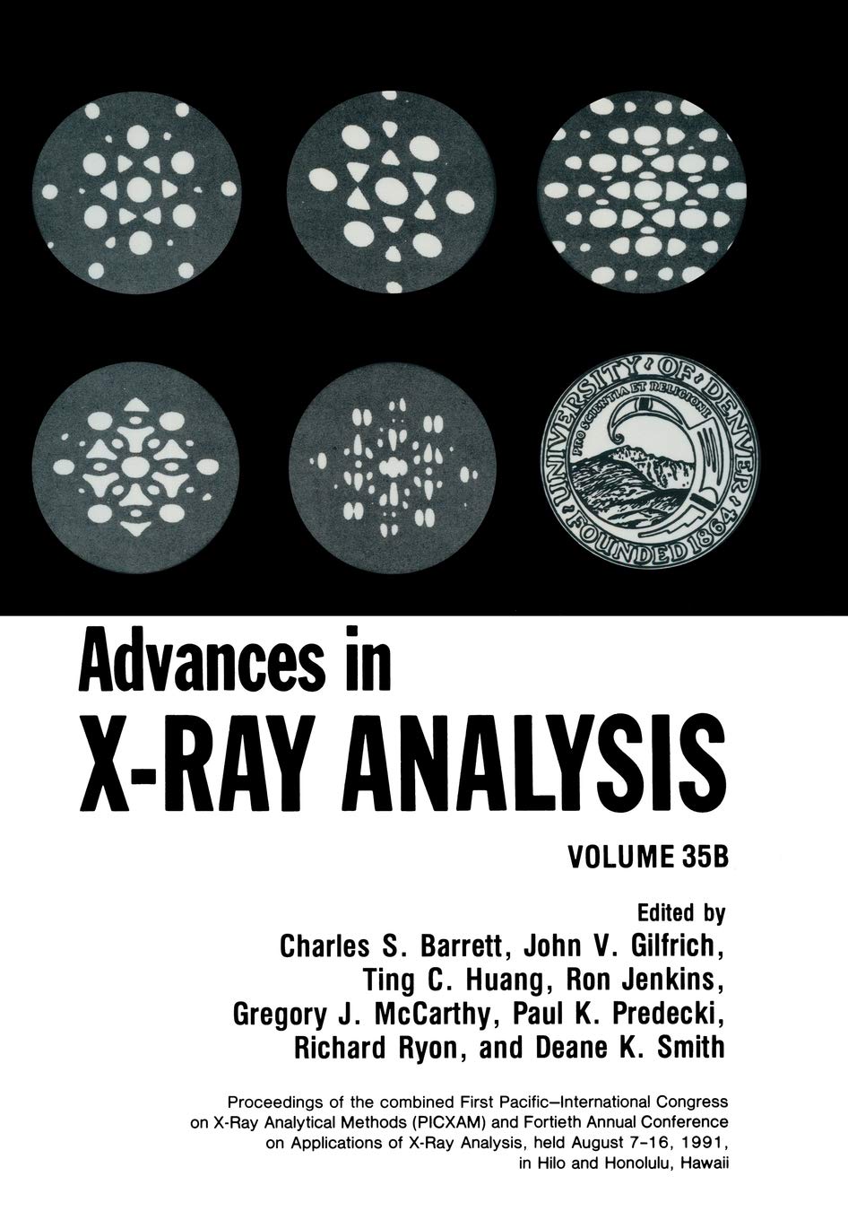 Advances In Xray Analysis: Volume 35B,Used
