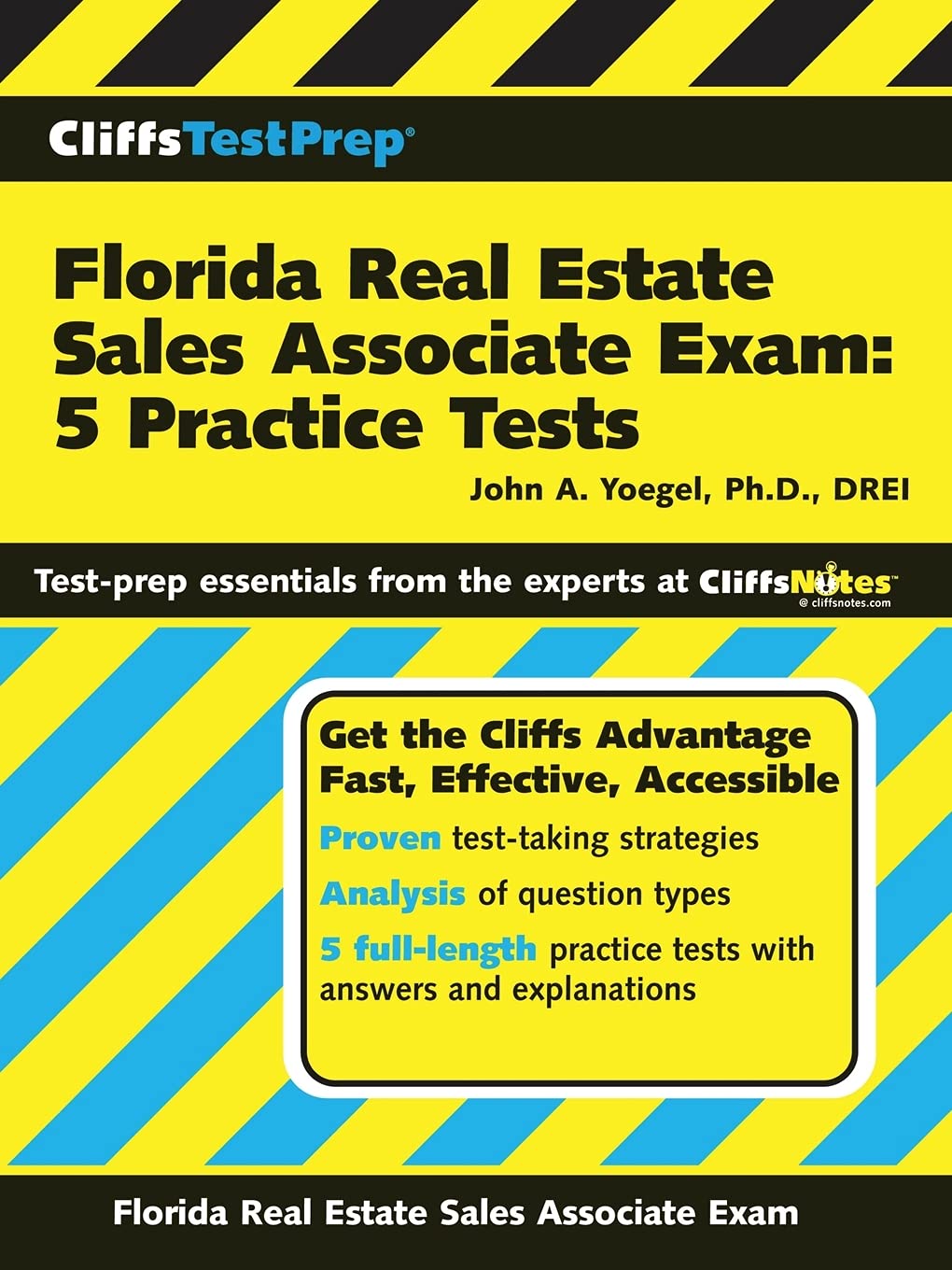 CliffsTestPrep Florida Real Estate Sales Associate Exam: 5 Practice Tests,Used