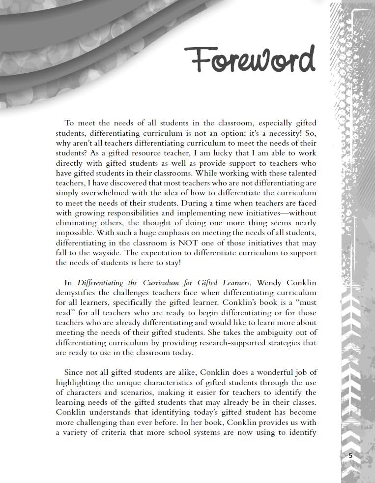 Differentiating the Curriculum for Gifted Learners (Effective Teaching in Today's Classroom),Used