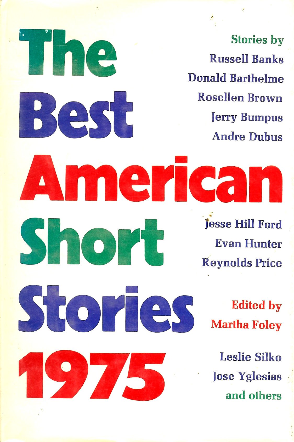 Best American Short Stories, 1975,Used