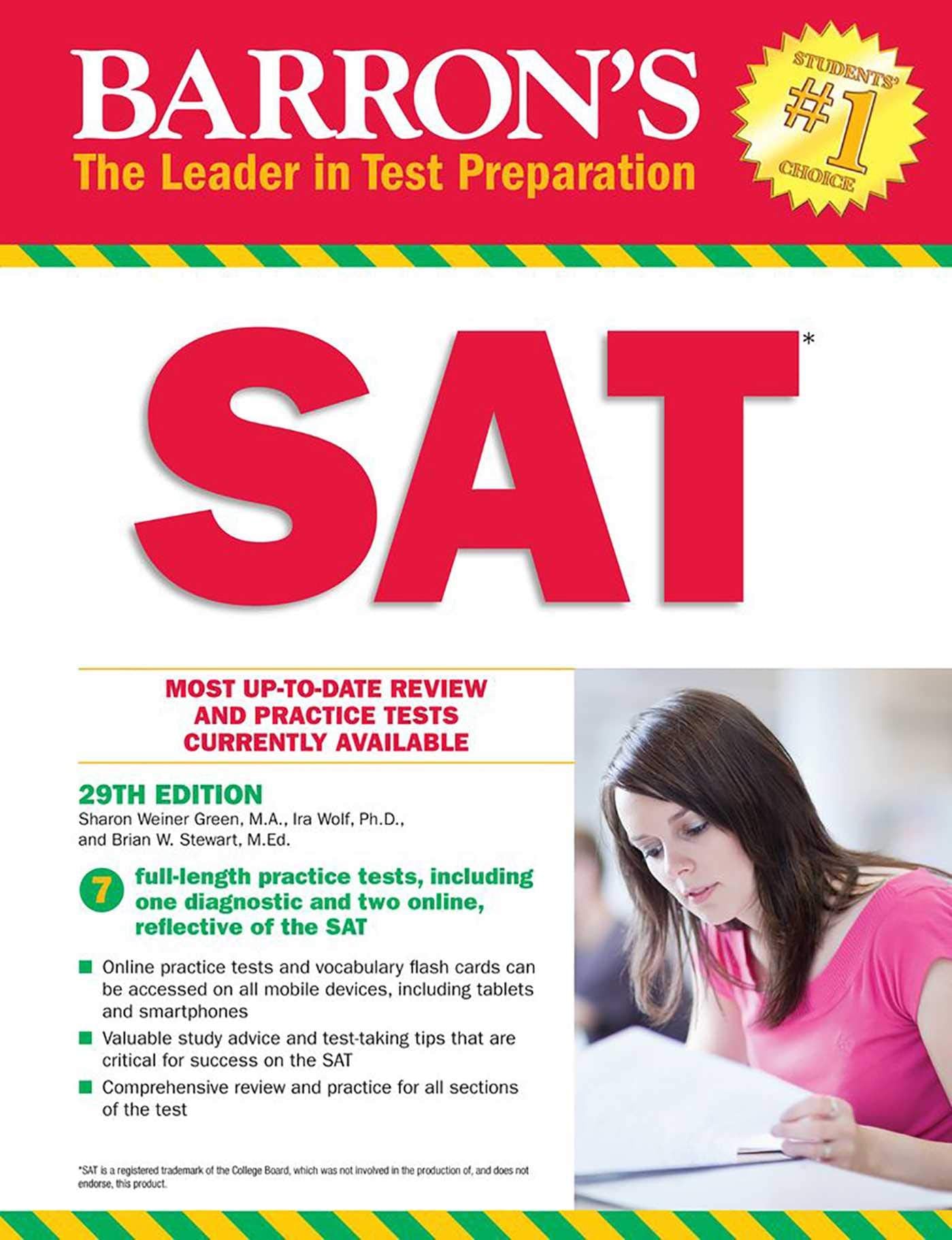 Barron'S Sat With Online Tests (Barron'S Test Prep)