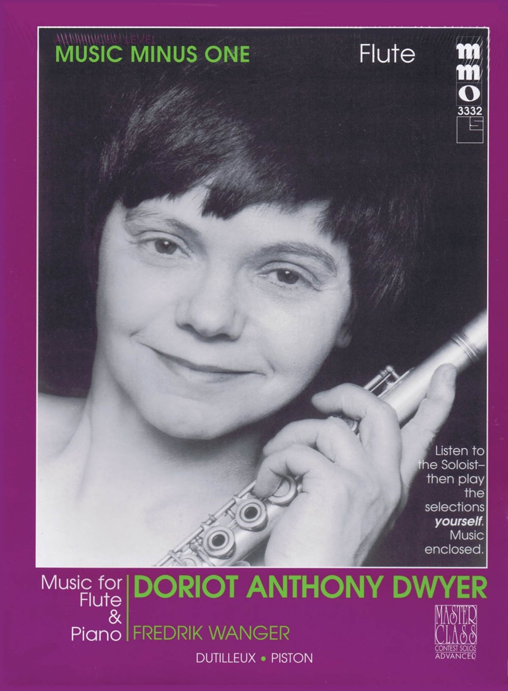 Advanced Flute Solos  Volume 5: Music Minus One Flute,New